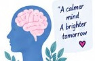 A calmer mind A brighter tomorrow - CBT Illustration