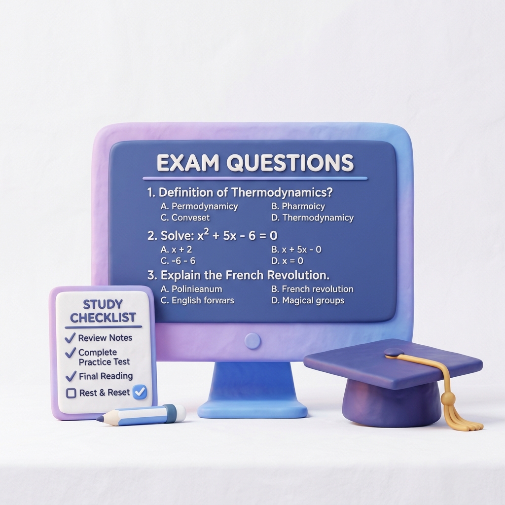 Exam Practice Illustration